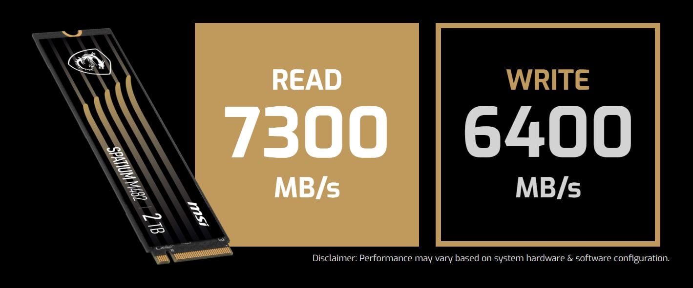 Amazon.com: SPATIUM M482 PCIe 4.0 NVMe M.2 2TB : Electronics